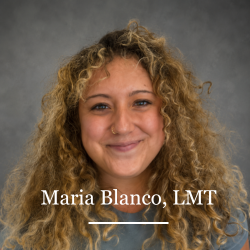 Portrait of Maria Blanco, licensed massage therapist at Division Chiropractic