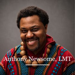 Portrait of Anthony Newsome, licensed massage therapist at Division Chiropractic